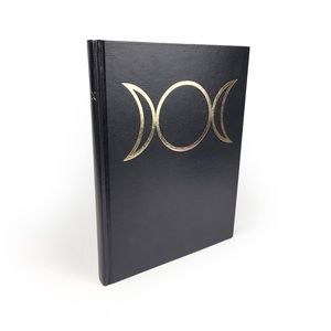 Moon Phase Blank Large Notebook